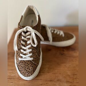 Madewell Calf Hair Tennis Shoes